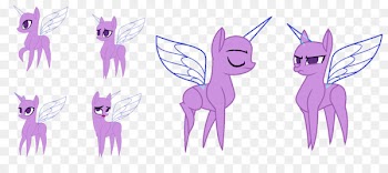My Little Pony Rainbow Dash Twilight Sparkle Winged unicorn - flirty vector 