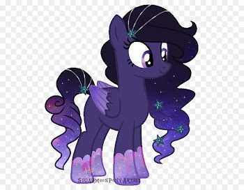 My Little Pony Rarity Rainbow Dash Princess Luna - gorgeous sky 
