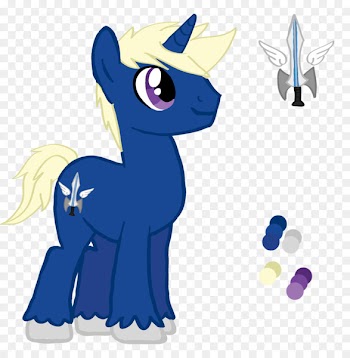 My Little Pony Stallion Colt Horse - junk food 