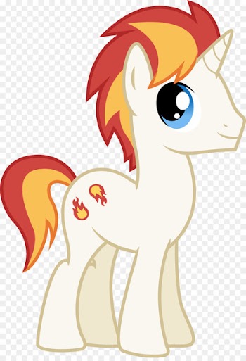 My Little Pony Stallion Unicorn Horse - pegasus hair 