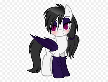 My Little Pony Sweetie Belle Vampire Winged unicorn - pegasus hair 