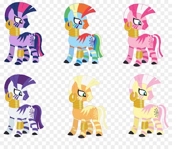 My Little Pony Twilight Sparkle Mane Zebra - My little pony 