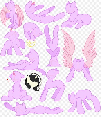 My Little Pony Winged unicorn Horse Drawing - cute anti sai cream 