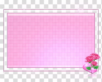 My Valentine Day rainy, pink frame border transparent background PNG clipart