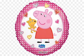 Mylar balloon Birthday Party Child - PEPPA PIG 