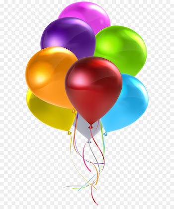 Mylar balloon Birthday Wish Clip art - Colorful Balloon Bunch Transparent Clip Art 
