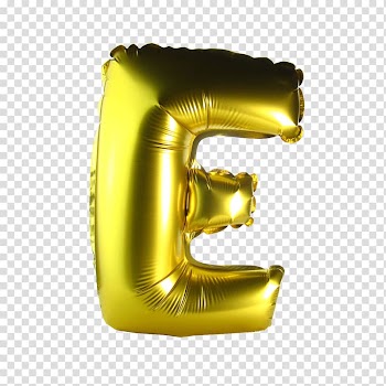 Mylar balloon Gold Metal Helium, gold balloon transparent background PNG clipart
