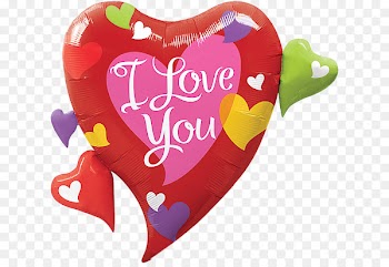 Mylar balloon Love Heart Shape - Love balloon decoration 