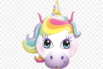 Mylar balloon Unicorn Party Birthday - unicornio 