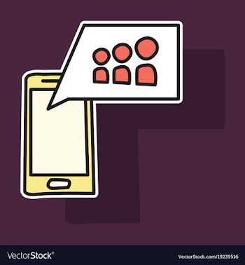 Myspace social network sticker icon vector image
