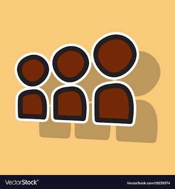 Myspace social network sticker icon vector image