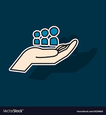 Myspace social network sticker icon vector image