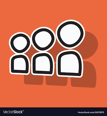Myspace social network sticker icon vector image