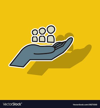 Myspace social network sticker icon vector image