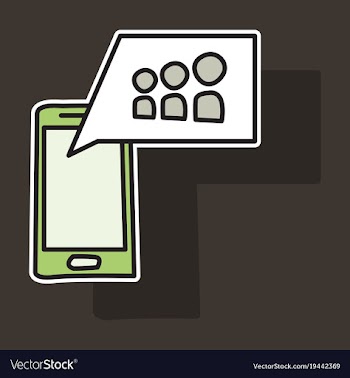 Myspace social network sticker icon vector image