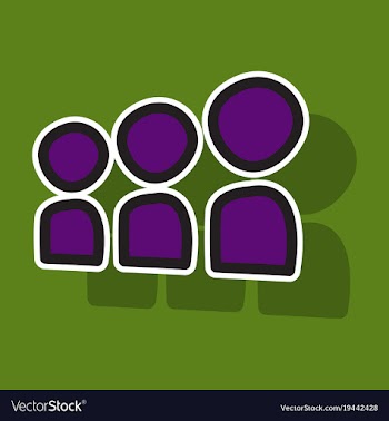 Myspace social network sticker icon vector image