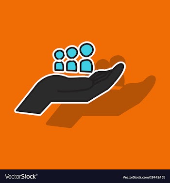 Myspace social network sticker icon vector image