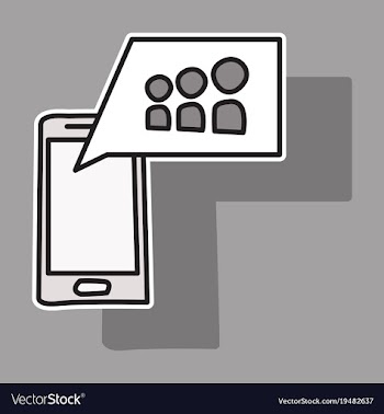 Myspace social network sticker icon vector image