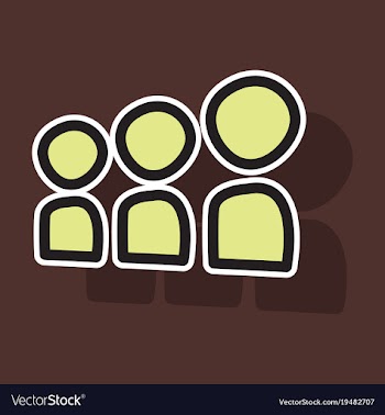 Myspace social network sticker icon vector image