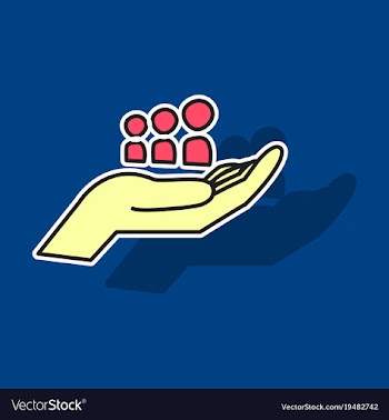 Myspace social network sticker icon vector image