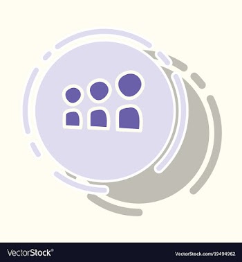 Myspace social network sticker icon vector image