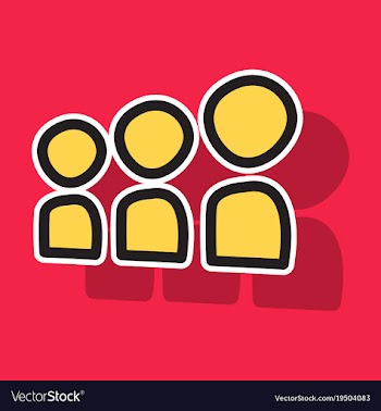 Myspace social network sticker icon vector image