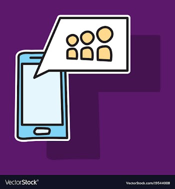 Myspace social network sticker icon vector image