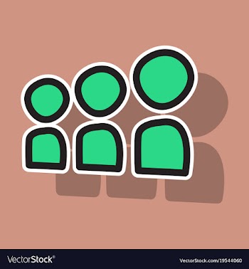 Myspace social network sticker icon vector image