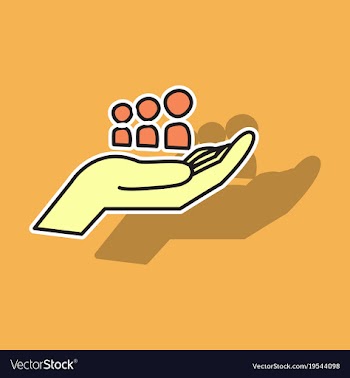 Myspace social network sticker icon vector image