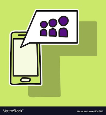 Myspace social network sticker icon vector image