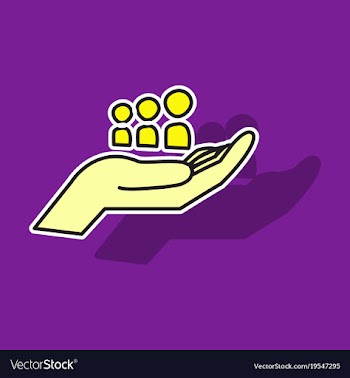 Myspace social network sticker icon vector image