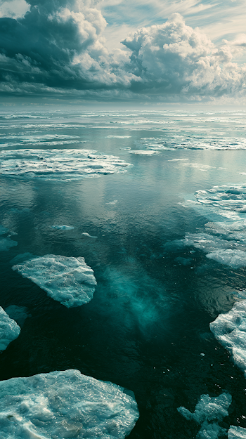 Mysterious Antarctic Ocean Landscape