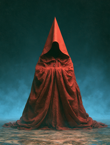 Mysterious Figure in a Cloak