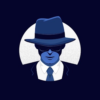 Mysterious gangster character Free Vector