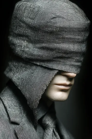 Mysterious Incognito Figure in Shadows