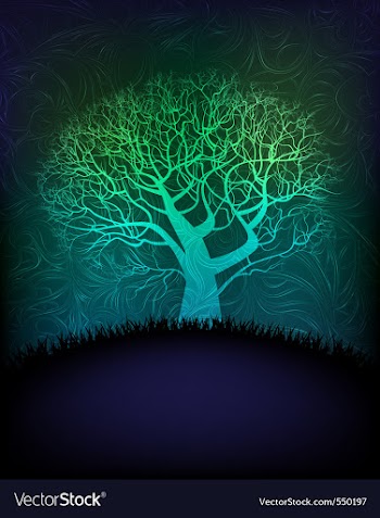 Mystic background vector image
