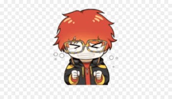 Mystic Messenger Emoji Sticker Emoticon - Emoji 