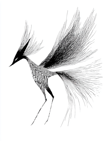 Mystical Fox Spirit with Flowing Tails