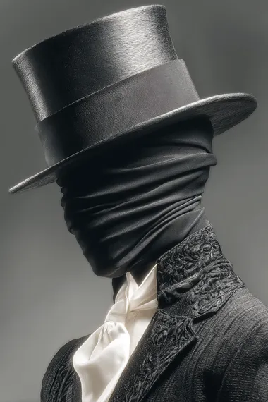 Mystical Incognito Figure in Black Mystical Incognito Figure in Black