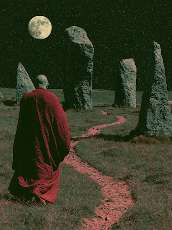 Mystical Journey Under a Full Moon