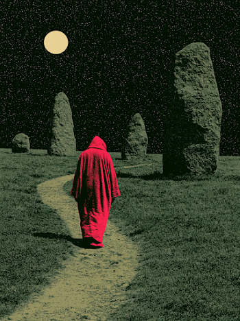 Mystical Journey Under a Starry Sky