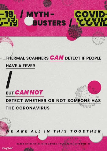 Myth-buster, thermal scanner can detect if people have a fever social .. | Free  illustration - 2323233