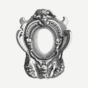 Mythical frame drawing, vintage illustration | Free PSD - rawpixel