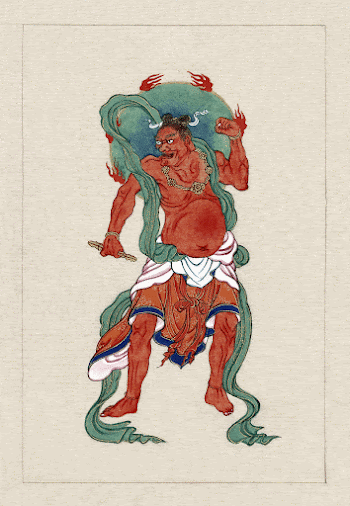 Mythological Buddhist or Hindu figure, | Free Photo Illustration - rawpixel