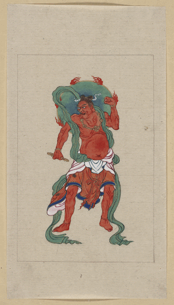 [Mythological Buddhist or Hindu figure, | Free Photo - rawpixel