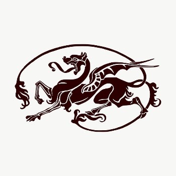 Mythological dragon clipart, illustration vector. | Free Vector - rawpixel