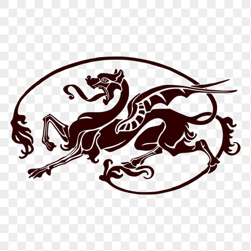 Mythological dragon png sticker, transparent | Free PNG - rawpixel