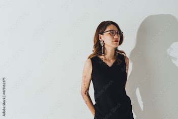 表皮水泡症の女性のポートレート