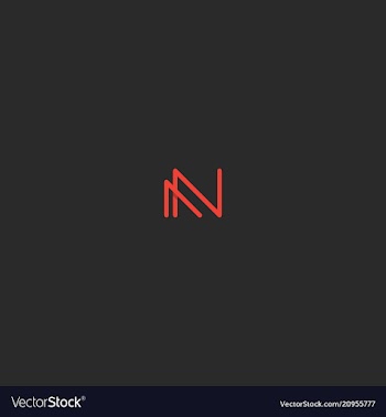 N idea vector image