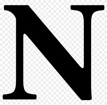 N Letters Abc Alphabet Learn Education Read Architects - Huruf Kapital N